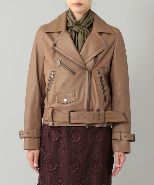 セール】ベルト付ライダースジャケット（ライダースジャケット