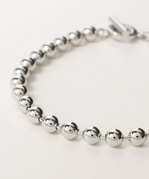 B:MING by BEAMS（ビーミングバイビームス）の「B:MING by BEAMS / ボールチェーン ブレスレット（ブレスレット・メンズ・シルバー・ONE SIZE）」の3枚目の写真