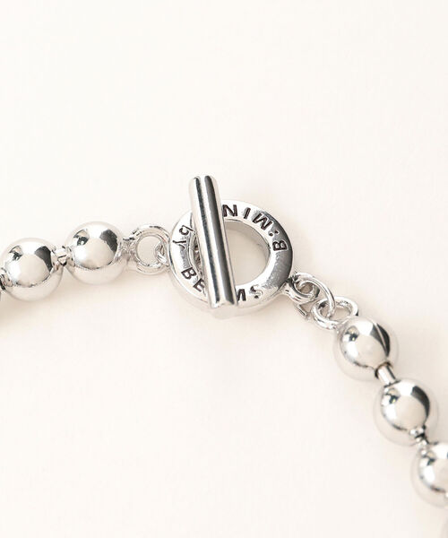 B:MING by BEAMS（ビーミングバイビームス）の「B:MING by BEAMS / ボールチェーン ブレスレット（ブレスレット・メンズ・シルバー・ONE SIZE）」の4枚目の写真