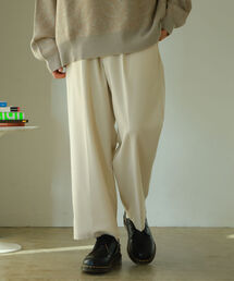 BeAMS DOT | 【WEB限定】BeAMS DOT / ワイド センタープレスパンツ21FW(スラックス)