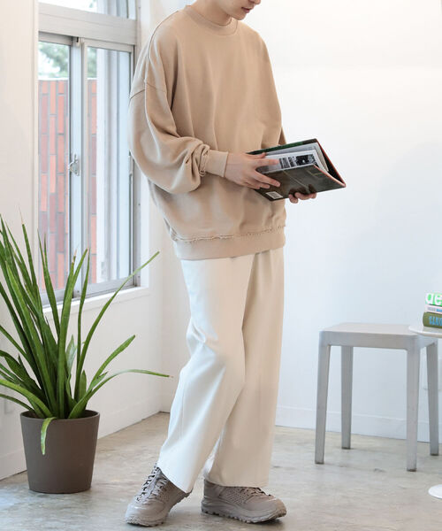 BeAMS DOT（ビームスドット）の「【WEB限定】BeAMS DOT / ワイド センタープレスパンツ（スラックス・メンズ・ブラック/オフホワイト/ブルー系その他・SMALL/MEDIUM/LARGE）」の10枚目の写真