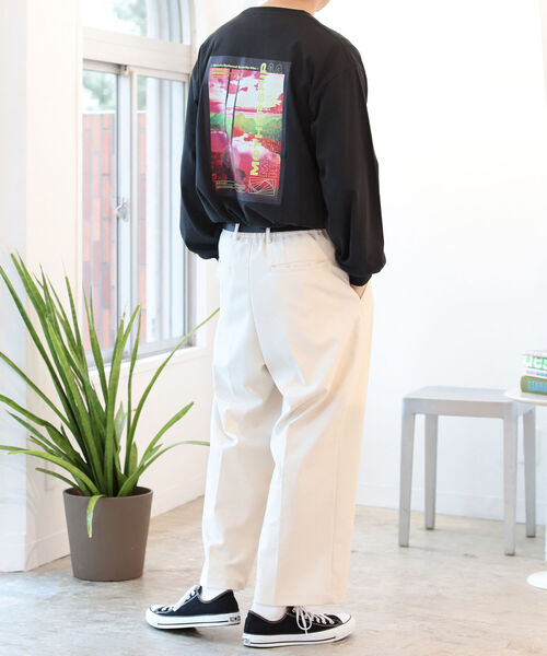 BeAMS DOT（ビームスドット）の「【WEB限定】BeAMS DOT / ワイド センタープレスパンツ（スラックス・メンズ・ブラック/オフホワイト/ブルー系その他・SMALL/MEDIUM/LARGE）」の12枚目の写真