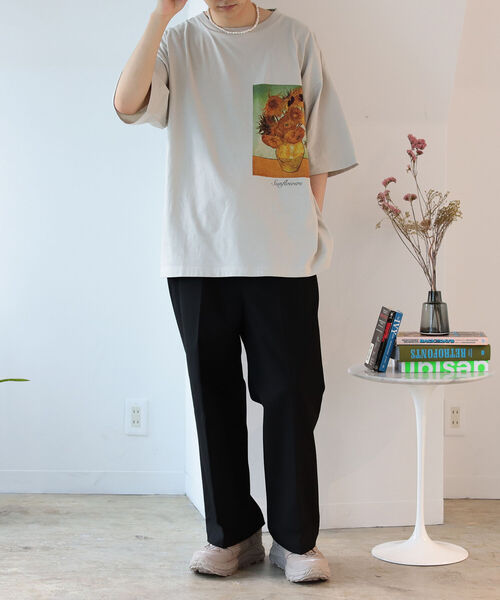 BeAMS DOT（ビームスドット）の「【WEB限定】BeAMS DOT / ワイド センタープレスパンツ（スラックス・メンズ・ブラック/オフホワイト/ブルー系その他・SMALL/MEDIUM/LARGE）」の9枚目の写真