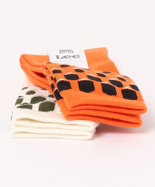 Lee（リー）の「ロング丈エルビスドットソックス／25-27cm／メンズ（ソックス/靴下・メンズ・A・25-27CM）」の2枚目の写真