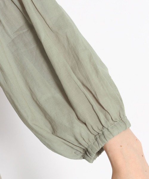 niko and...（ニコアンド）の「2WAYティアードボイルチュニック（シャツ/ブラウス・レディース・オフホワイト/オリーブ/ブラック・FREE）」の19枚目の写真