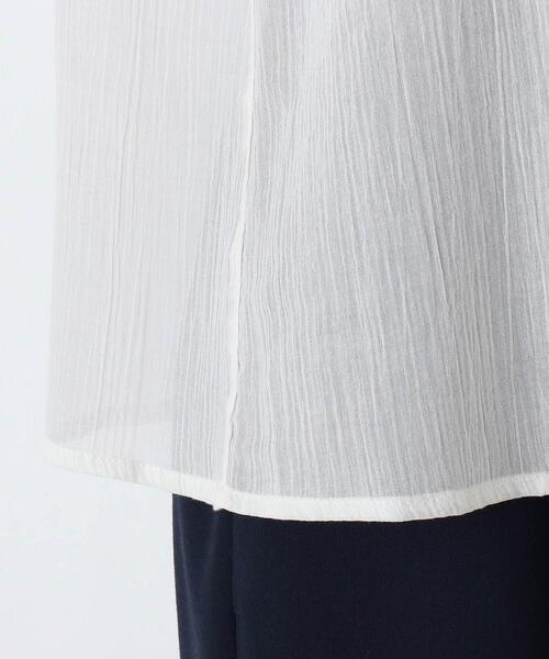 DRESKIP（ドレスキップ）の「◆楊柳フリルブラウス（シャツ/ブラウス・レディース・ブラック/ブラウン系その他2/オフホワイト・02/03）」の9枚目の写真