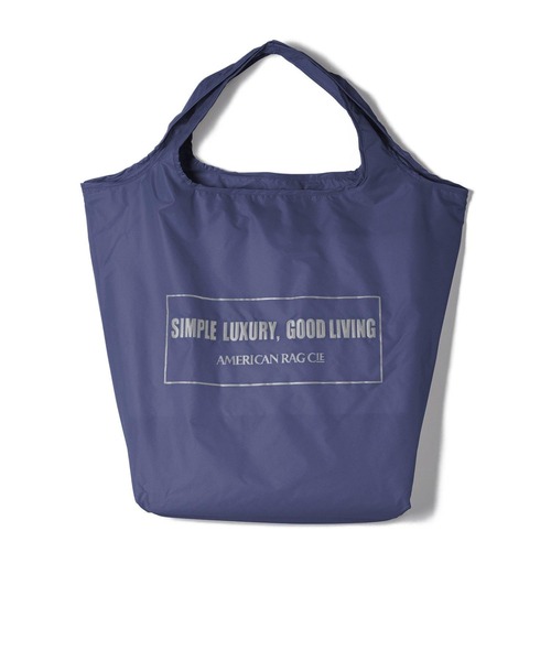 AMERICAN RAG CIE（アメリカンラグシー）の「ポータブルエコバッグ（エコバッグ/サブバッグ・レディース・ダークグリーン/ダークブルー/サックスブルー/オレンジ/ブルー/グレー/ライラック/レッド/ブルーグリーン/ライトグレー/ボルドー/イエロー・FREE）」の7枚目の写真