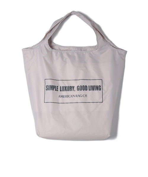 AMERICAN RAG CIE（アメリカンラグシー）の「ポータブルエコバッグ（エコバッグ/サブバッグ・レディース・ダークグリーン/ダークブルー/サックスブルー/オレンジ/ブルー/グレー/ライラック/レッド/ブルーグリーン/ライトグレー/ボルドー/イエロー・FREE）」の2枚目の写真