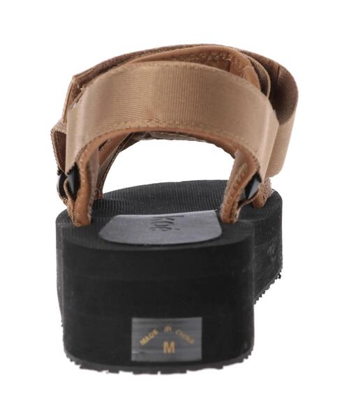 koe（コエ）の「厚底ベルクロスポーツサンダル*（サンダル・レディース・ホワイト/パープル/ブラック/ベージュ・M/L）」の9枚目の写真