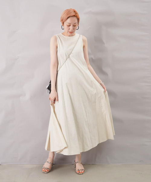 セール Seadrake シードレイク リネンコットンキャンバスノースリワンピース ワンピース Luca Lady Luck Luca ルカ レディラックルカ のファッション通販 Zozotown