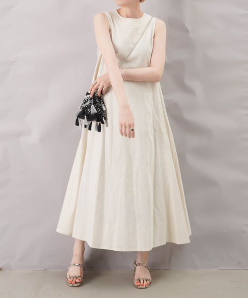 セール Seadrake シードレイク リネンコットンキャンバスノースリワンピース ワンピース Luca Lady Luck Luca ルカ レディラックルカ のファッション通販 Zozotown