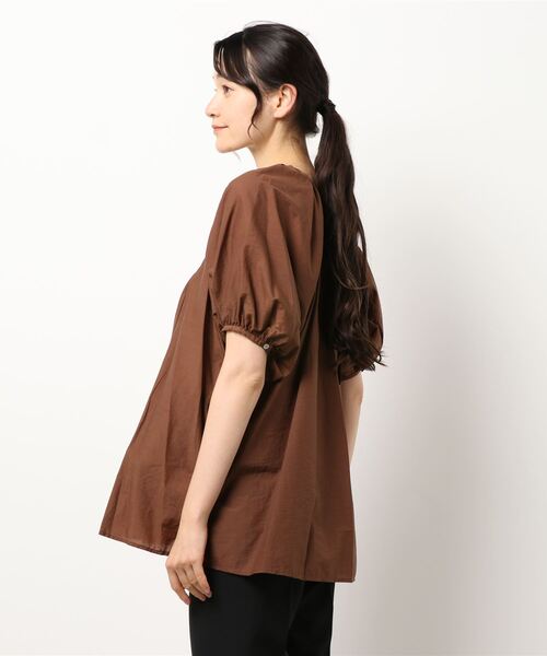 JOURNAL STANDARD（ジャーナルスタンダード）の「ペーパーローンバックコンシャスブラウス（シャツ/ブラウス・レディース・ブラック/ブラウン・FREE）」の20枚目の写真