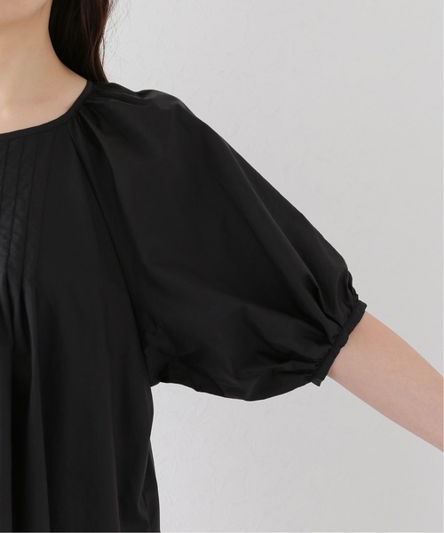 JOURNAL STANDARD（ジャーナルスタンダード）の「ペーパーローンバックコンシャスブラウス（シャツ/ブラウス・レディース・ブラック/ブラウン・FREE）」の4枚目の写真