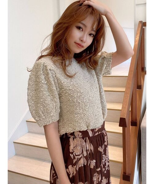 RESEXXY（リゼクシー）の「クリンクルフレアスカート（スカート・レディース・ブラウン/アイボリー/ネイビー・FREE）」の21枚目の写真