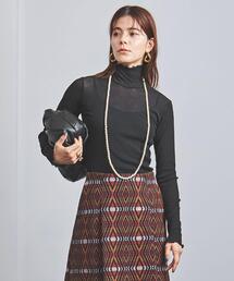 UNITED ARROWS（ユナイテッドアローズ）の「UWSC テレコ リブ ハイネック カットソー †（Tシャツ/カットソー・レディース）」