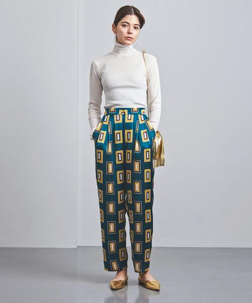 UNITED ARROWS（ユナイテッドアローズ）の「UWSC テレコ リブ ハイネック カットソー †（Tシャツ/カットソー・レディース・ブラック/オフホワイト/ライム/ピンク・FREE）」の5枚目の写真