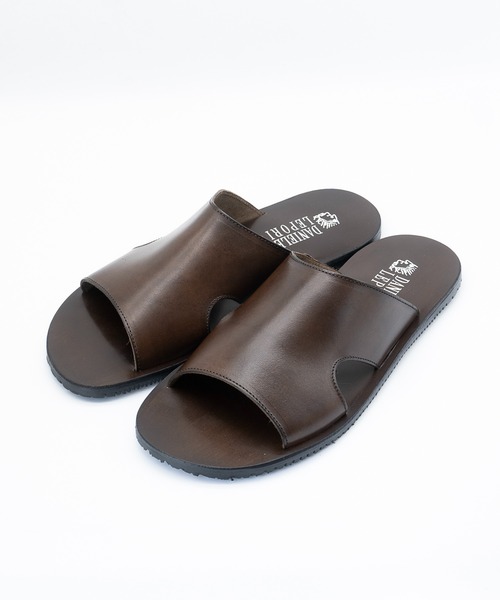 Daniele Lepori（ダニエル レポリ）の「DANIELE LEPOLI / M6923 / サンダル / DLM6923001（サンダル・メンズ・ブラック/ダークブラウン・40/41/42/39/43）」の2枚目の写真