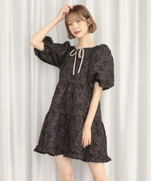 TITTY&CO. | ジャガードAラインミニワンピース(ワンピース)