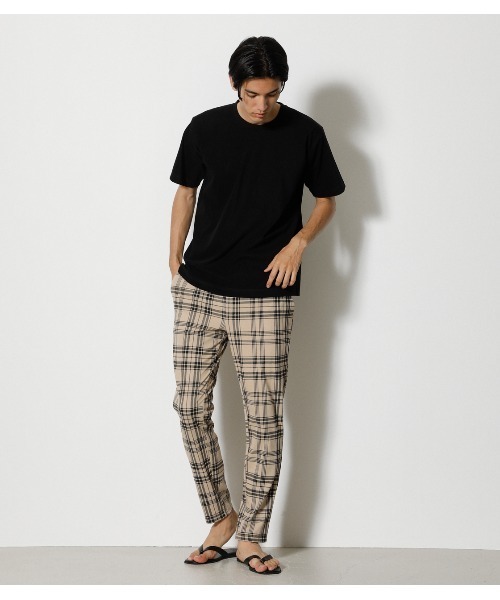 AZUL by moussy(アズールバイマウジー)の「ARCTIC FEEL C/N TEE/アークティックフィールクルーネックTシャツ(Tシャツ/カットソー・メンズ・ベージュ系その他/ホワイト/ブラック・LARGE/MEDIUM)」の7枚目の写真