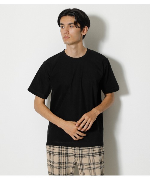 AZUL by moussy(アズールバイマウジー)の「ARCTIC FEEL C/N TEE/アークティックフィールクルーネックTシャツ(Tシャツ/カットソー・メンズ・ベージュ系その他/ホワイト/ブラック・LARGE/MEDIUM)」の11枚目の写真