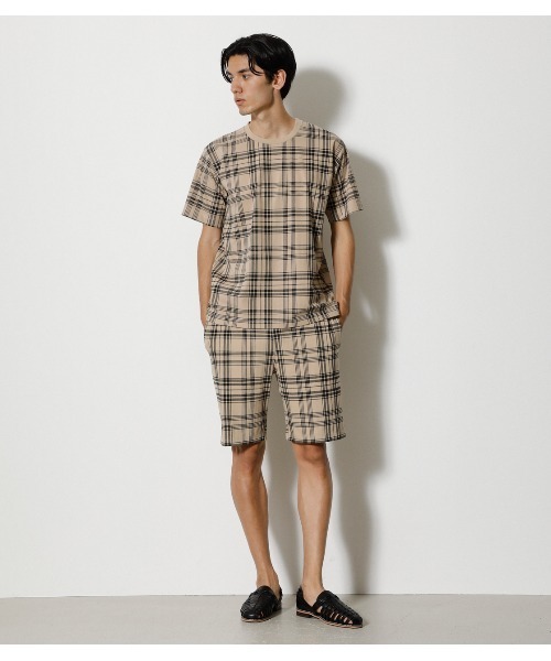 AZUL by moussy(アズールバイマウジー)の「ARCTIC FEEL C/N TEE/アークティックフィールクルーネックTシャツ(Tシャツ/カットソー・メンズ・ベージュ系その他/ホワイト/ブラック・LARGE/MEDIUM)」の8枚目の写真