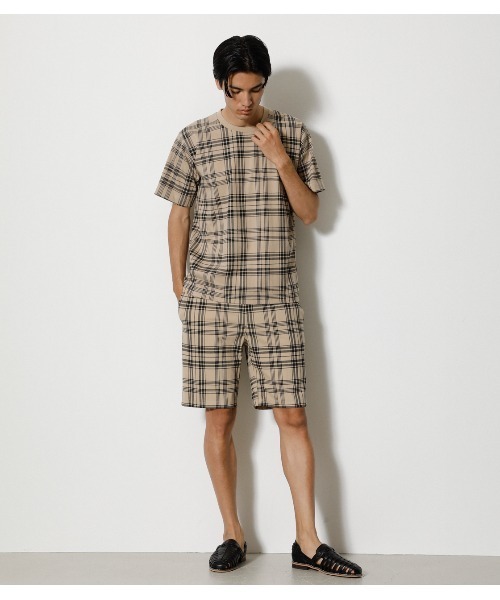 AZUL by moussy(アズールバイマウジー)の「ARCTIC FEEL C/N TEE/アークティックフィールクルーネックTシャツ(Tシャツ/カットソー・メンズ・ベージュ系その他/ホワイト/ブラック・LARGE/MEDIUM)」の12枚目の写真