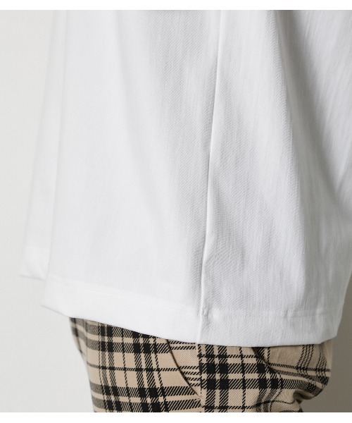 AZUL by moussy(アズールバイマウジー)の「ARCTIC FEEL C/N TEE/アークティックフィールクルーネックTシャツ(Tシャツ/カットソー・メンズ・ベージュ系その他/ホワイト/ブラック・LARGE/MEDIUM)」の10枚目の写真