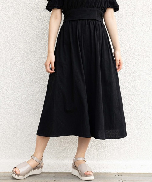 OLIVE des OLIVE（オリーブデオリーブ）の「ダブルフロントセットアップ（ワンピース・レディース・オフホワイト/ブラック/ラベンダー・FREE）」の7枚目の写真