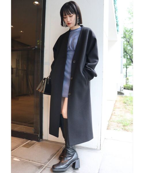 MURUA（ムルーア）の「ラウンドロングブーツ（ブーツ・レディース・ブラック/ブラウン/アイボリー・35/36/37）」の19枚目の写真