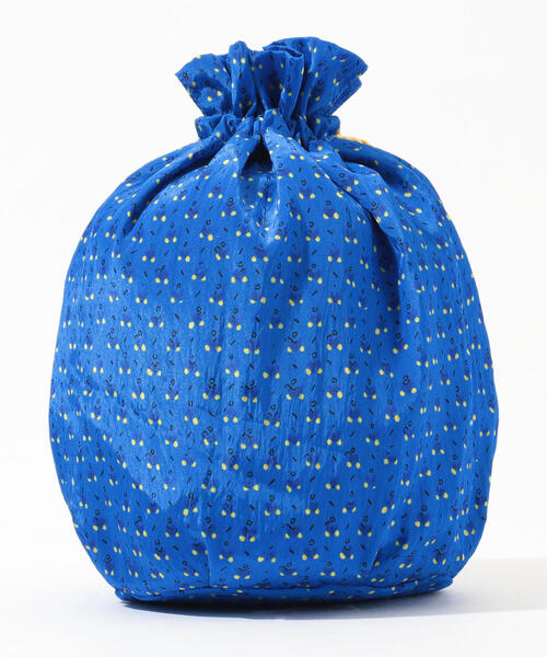 SOULEIADO（ソレイアード）の「SOULEIADO レーヨンプリント 巾着バッグ（トートバッグ・レディース・ブラック系その他/ブルー系その他3・FREE）」の9枚目の写真