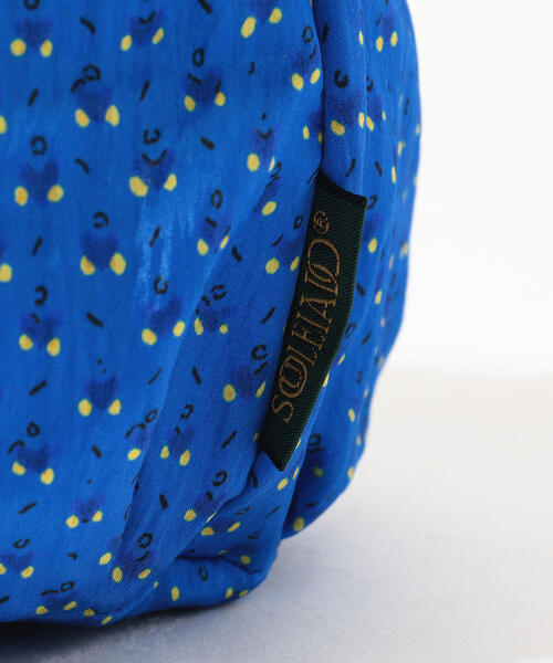 SOULEIADO（ソレイアード）の「SOULEIADO レーヨンプリント 巾着バッグ（トートバッグ・レディース・ブラック系その他/ブルー系その他3・FREE）」の8枚目の写真