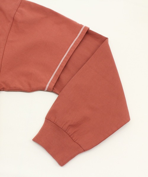 RNA（アールエヌエー）の「M1738 ブロードコンビBIG-Tシャツ（Tシャツ/カットソー・レディース・スミクロ/レッド/ブルー・MEDIUM）」の7枚目の写真