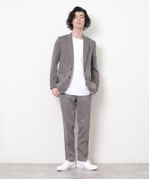 Garage（ガレージ）の「【 Garage / ガレージ 】 テーパードパンツ ノータックパンツ セットアップ可能 UMP002 GRG（スラックス）」