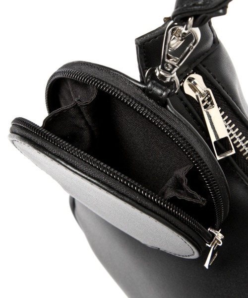 Me%（ミィパーセント）の「ポーチツキハンドルショルダーバッグ（ショルダーバッグ・レディース・ホワイト/アイボリー/ブラック・FREE）」の19枚目の写真