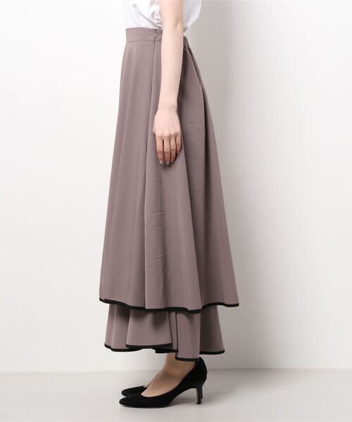 新品未使用　ティアードパイピングスカート PROPORTION BODY DRESSING（プロポーションボディドレッシング