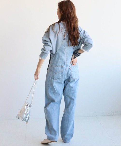JOURNAL STANDARD relume(ジャーナルスタンダード レリューム)の「オーバーサイズロングスウェット◆(Tシャツ/カットソー・レディース・ブルー/ピンク/ナチュラル/ベージュ・FREE)」の6枚目の写真