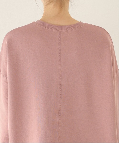 JOURNAL STANDARD relume(ジャーナルスタンダード レリューム)の「オーバーサイズロングスウェット◆(Tシャツ/カットソー・レディース・ブルー/ピンク/ナチュラル/ベージュ・FREE)」の8枚目の写真