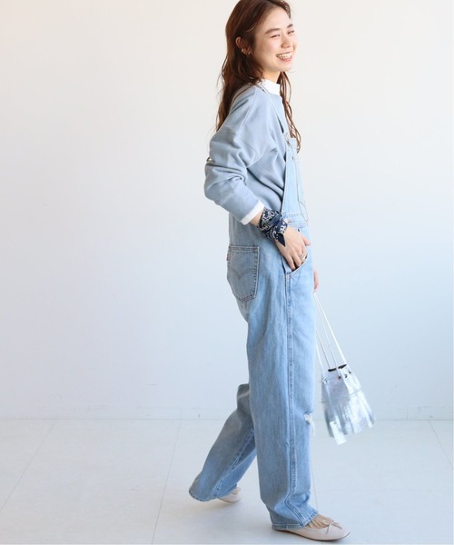 JOURNAL STANDARD relume(ジャーナルスタンダード レリューム)の「オーバーサイズロングスウェット◆(Tシャツ/カットソー・レディース・ブルー/ピンク/ナチュラル/ベージュ・FREE)」の16枚目の写真