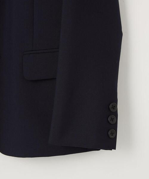 green label relaxing（グリーンレーベルリラクシング）の「◆TJ TW ソリッドジャケット ネイビー 140-160cm（テーラードジャケット・キッズ・ネイビー・140cm/150cm/160cm）」の2枚目の写真