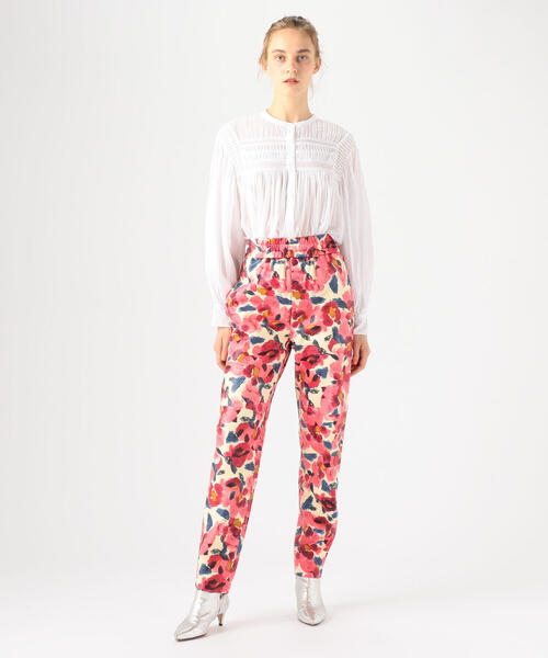 ISABEL MARANT（イザベルマラン）の「ISABEL MARANT AILENO ラムレザー プリントパンツ（その他パンツ・レディース・ホワイト系その他・34）」の8枚目の写真