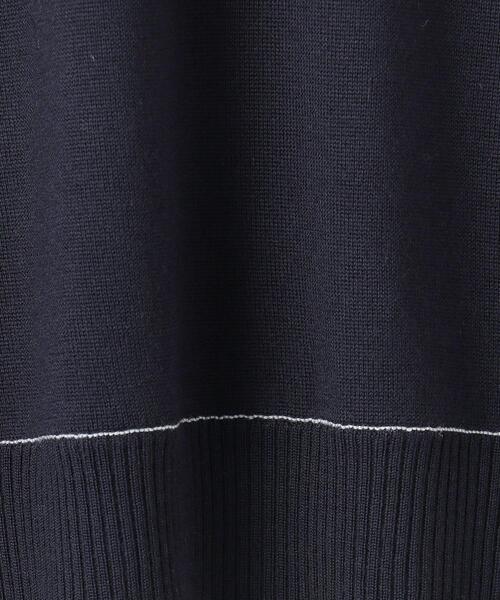 ASTRAET（アストラット）の「＜ASTRAET（アストラット）＞14G ライン ニットベスト（ベスト・レディース・オフホワイト/ネイビー・FREE）」の11枚目の写真