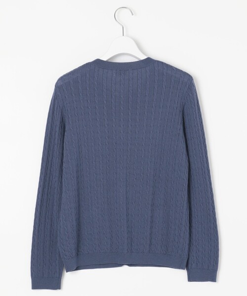 J.PRESS Ladies(J.プレス レディス)の「【洗える】KNIT BASIC ミディ丈 カーディガン(カーディガン/ボレロ・レディース・ダルブルー系/ワイン系/ブラウン系/ネイビー系/ライトグレー系・SMALL)」の12枚目の写真