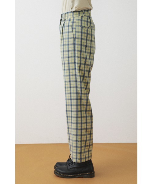 SHEL'TTER ORIGINAL（シェルターオリジナル）の「チェックストレートパンツ（その他パンツ・レディース・グリーン/イエロー・MEDIUM/SMALL）」の6枚目の写真