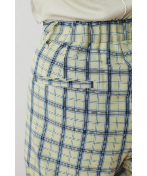 SHEL'TTER ORIGINAL（シェルターオリジナル）の「チェックストレートパンツ（その他パンツ・レディース・グリーン/イエロー・MEDIUM/SMALL）」の9枚目の写真