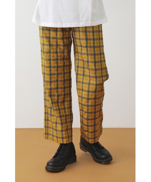 SHEL'TTER ORIGINAL（シェルターオリジナル）の「チェックストレートパンツ（その他パンツ・レディース・グリーン/イエロー・MEDIUM/SMALL）」の10枚目の写真