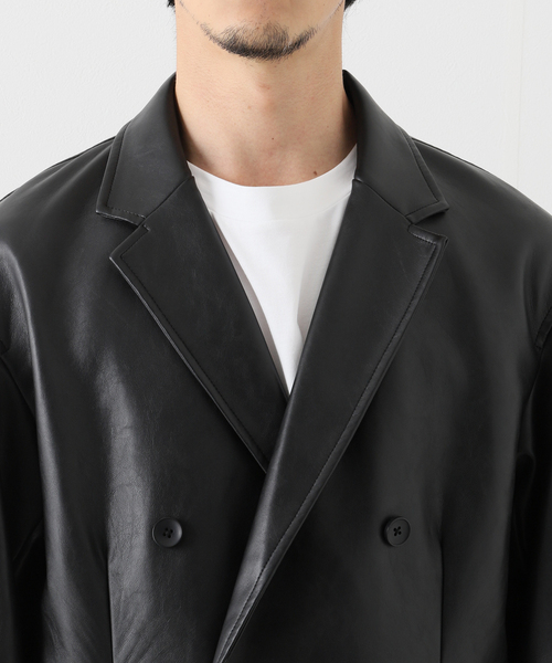 JOINT WORKS（ジョイントワークス）の「JW-F-LEATHER ダブルジャケット（テーラードジャケット・メンズ・ブラック・SMALL/MEDIUM/LARGE）」の10枚目の写真