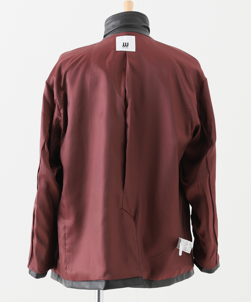 JOINT WORKS（ジョイントワークス）の「JW-F-LEATHER ダブルジャケット（テーラードジャケット・メンズ・ブラック・SMALL/MEDIUM/LARGE）」の18枚目の写真