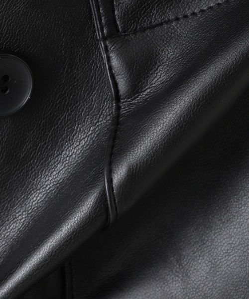 JOINT WORKS（ジョイントワークス）の「JW-F-LEATHER ダブルジャケット（テーラードジャケット・メンズ・ブラック・SMALL/MEDIUM/LARGE）」の21枚目の写真