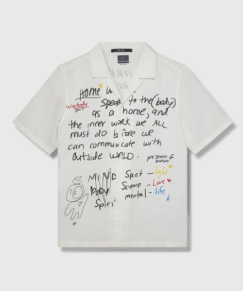 KSUBI(スビ)の「KSUBI HOMEWORK SS SHIRT (5000007030)(シャツ/ブラウス・メンズ・ホワイト・MEDIUM/LARGE)」の2枚目の写真