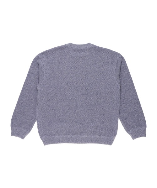 crepuscule(クレプスキュール)の「crepuscule Moss stitch L/S sweat 2103-001(スウェット・メンズ・ベージュ/ブラック/インディゴブルー/グレー/ライトブルー/レッド・SMALL/MEDIUM)」の11枚目の写真